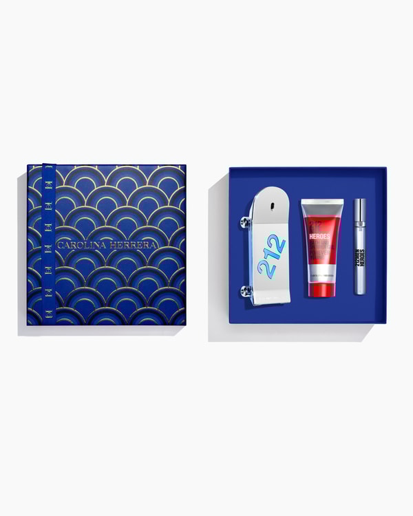 212 Heroes 90ml Eau de Toilette, 100ml Shower Gel and 10ml Megaspritzer